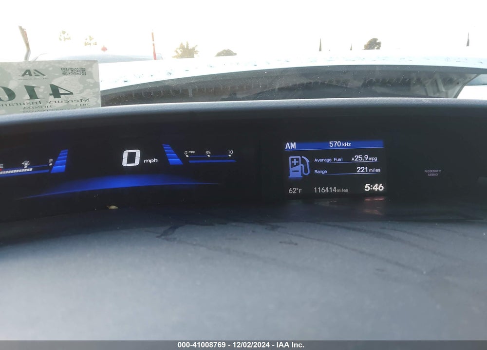 2013 HONDA CIVIC LX VIN: 19XFB2F52DE203259