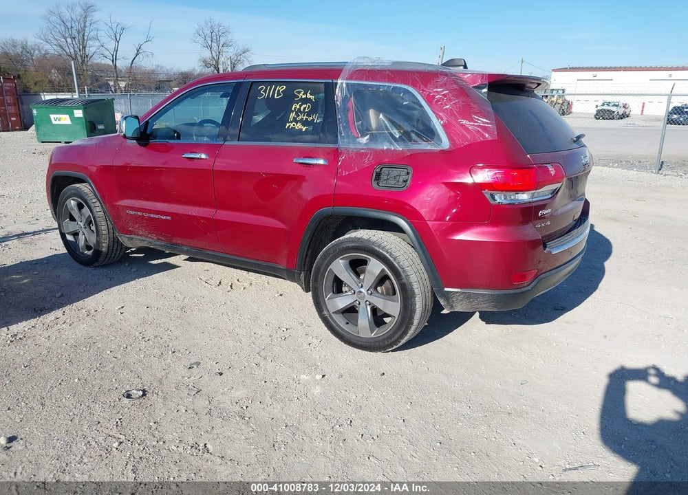 2015 JEEP GRAND CHEROKEE LIMITED VIN: 1C4RJFBG5FC956194
