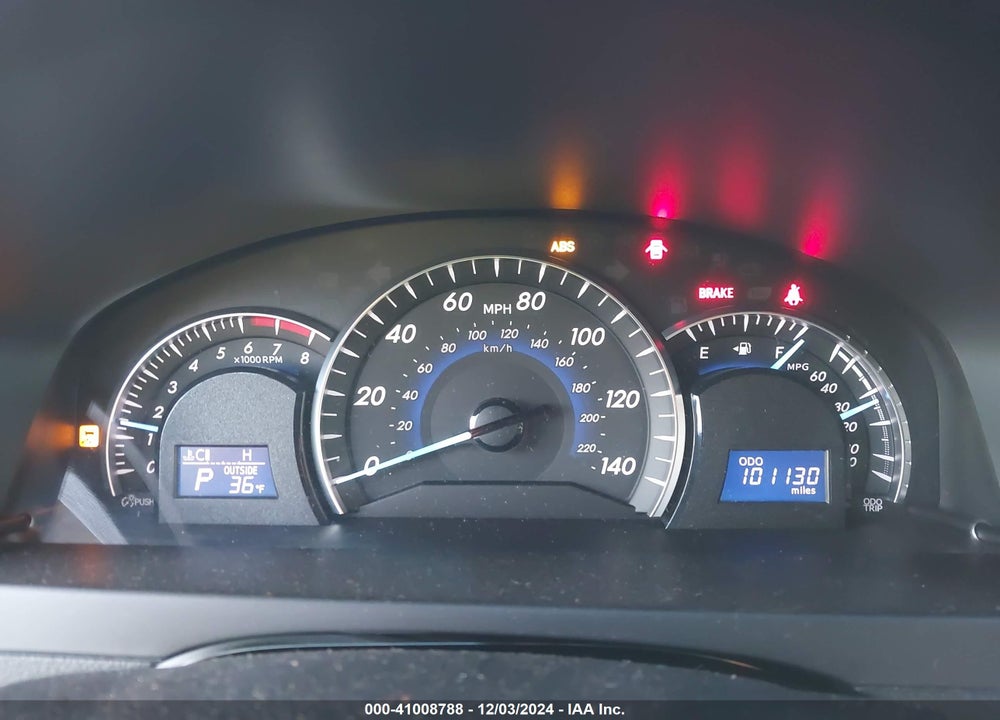 2012 TOYOTA CAMRY XLE VIN: 4T1BF1FK6CU116267