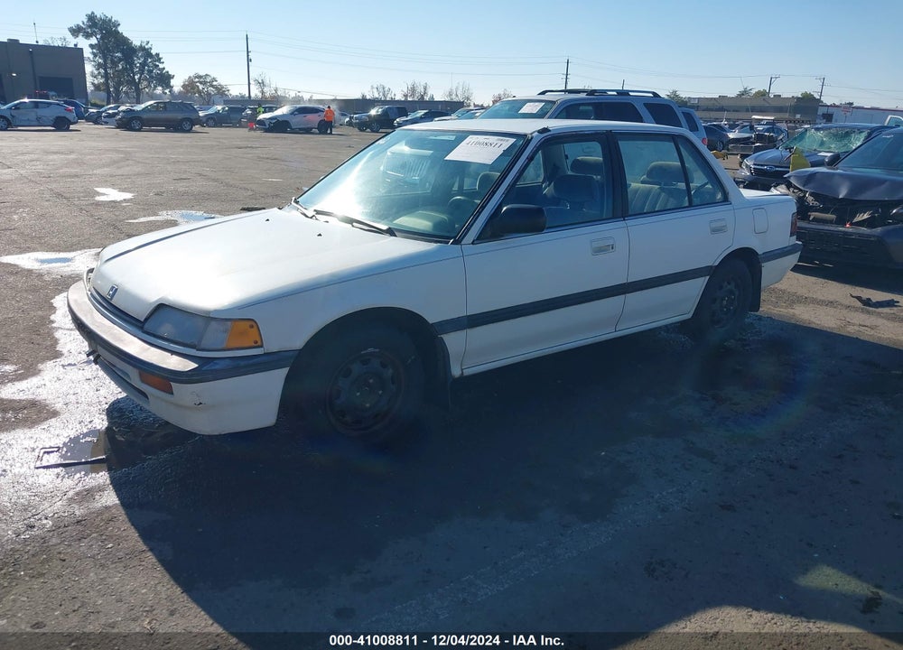 1989 HONDA CIVIC LX VIN: 1HGED3559KA027308