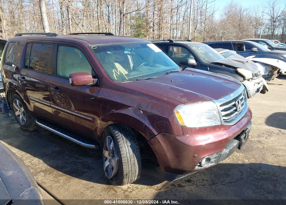 2013 HONDA PILOT TOURING VIN: 5FNYF4H94DB055117