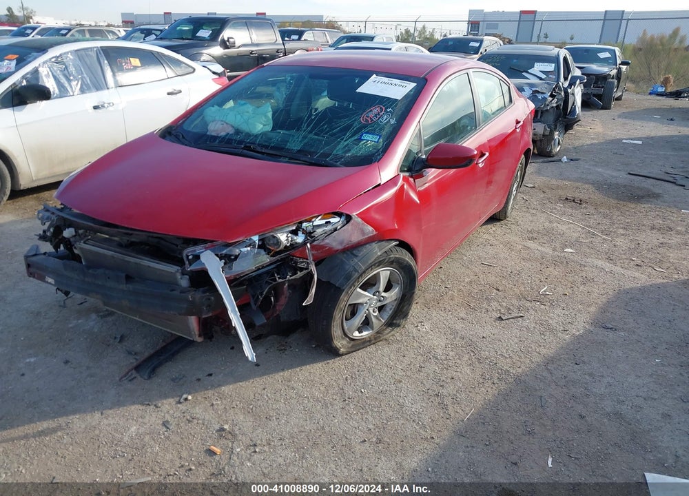 2016 KIA FORTE LX VIN: KNAFK4A66G5554202