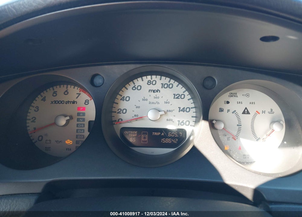 2001 ACURA CL 3.2 TYPE S VIN: 19UYA42601A000375