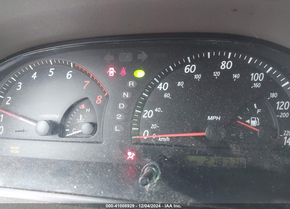 2004 TOYOTA CAMRY LE VIN: 4T1BE32K34U304542