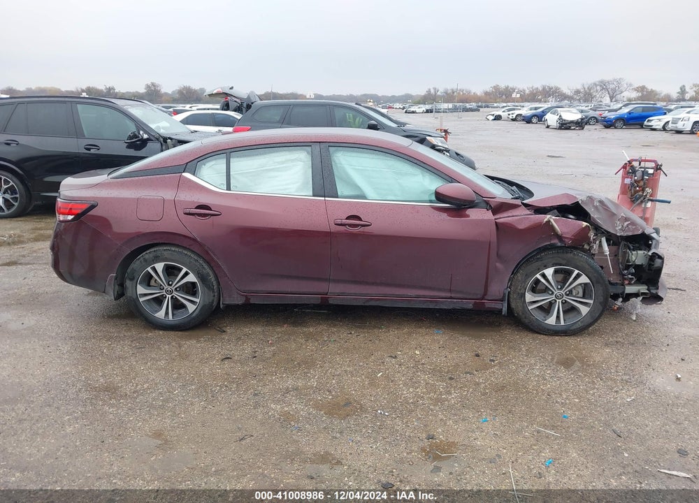 2022 NISSAN SENTRA SV XTRONIC CVT VIN: 3N1AB8CV6NY274968