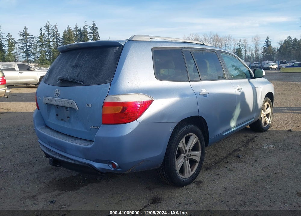 2008 TOYOTA HIGHLANDER LIMITED VIN: JTEES42A682014719