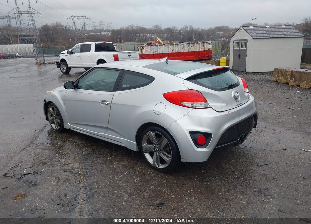 2013 HYUNDAI VELOSTER TURBO W/BLUE VIN: KMHTC6AE4DU143223