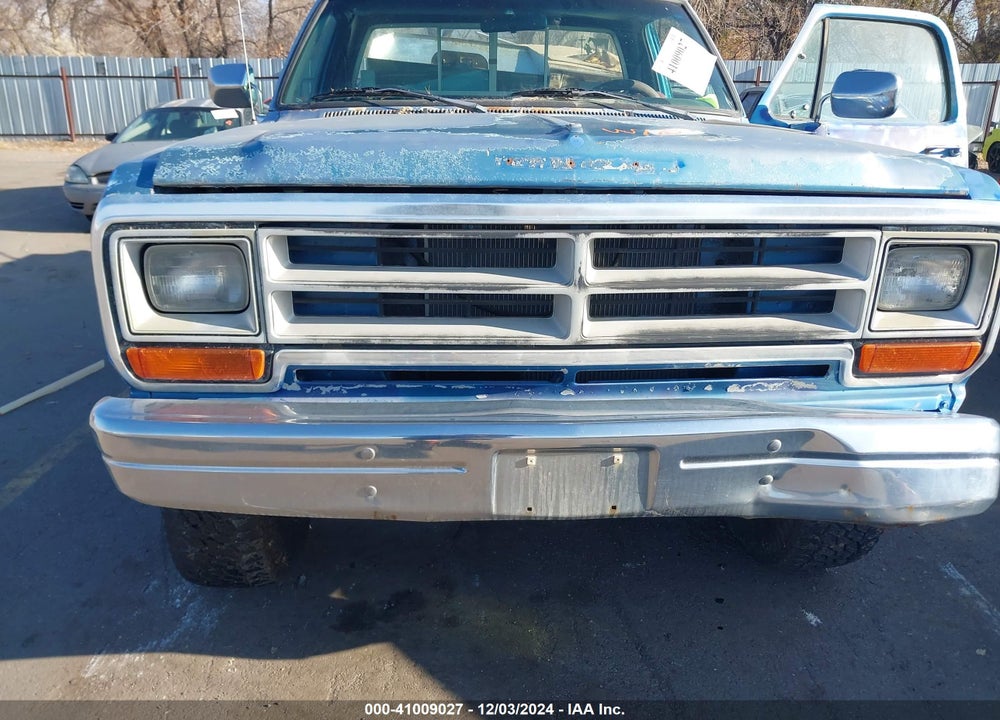 1990 DODGE W-SERIES W150S VIN: 1B7HM06Y4LS629984