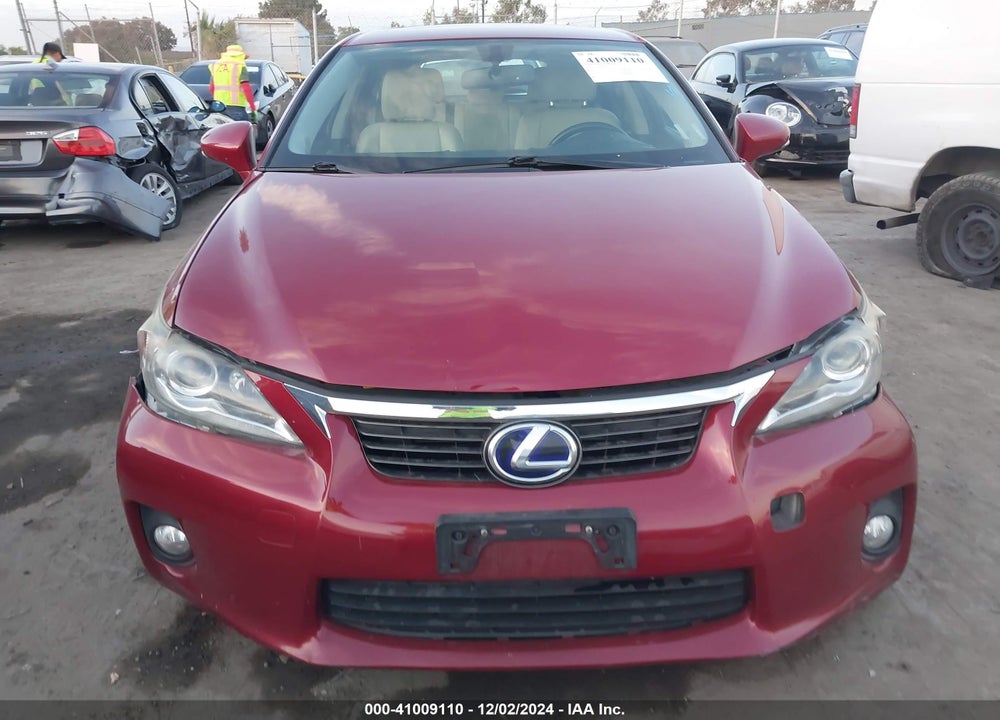 2011 LEXUS CT 200H PREMIUM VIN: JTHKD5BH4B2040326