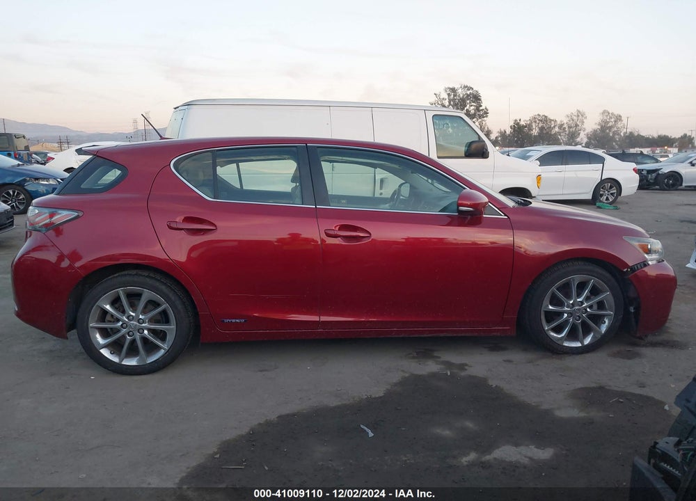 2011 LEXUS CT 200H PREMIUM VIN: JTHKD5BH4B2040326