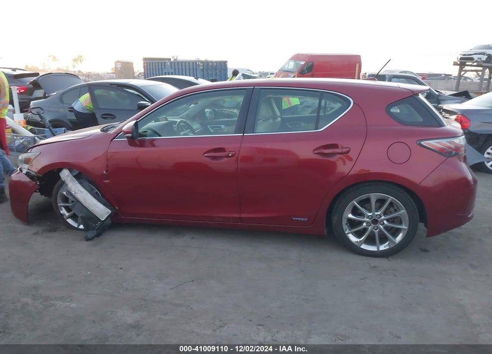 2011 LEXUS CT 200H PREMIUM VIN: JTHKD5BH4B2040326