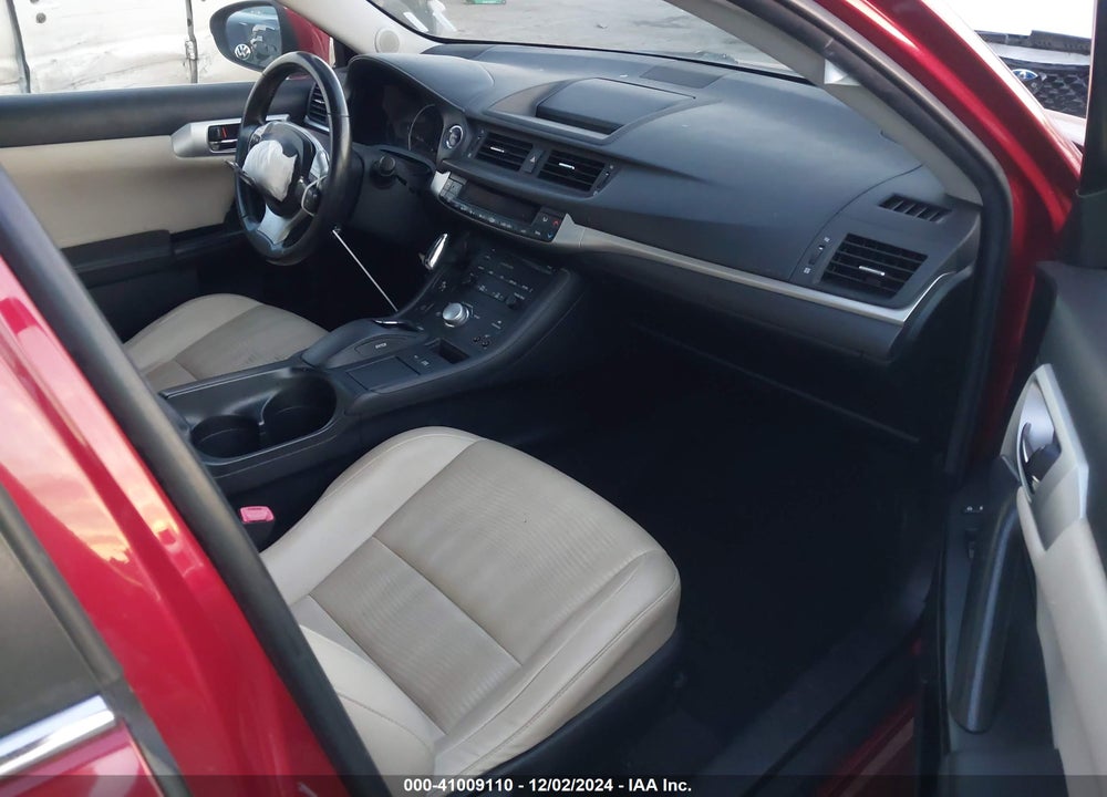 2011 LEXUS CT 200H PREMIUM VIN: JTHKD5BH4B2040326