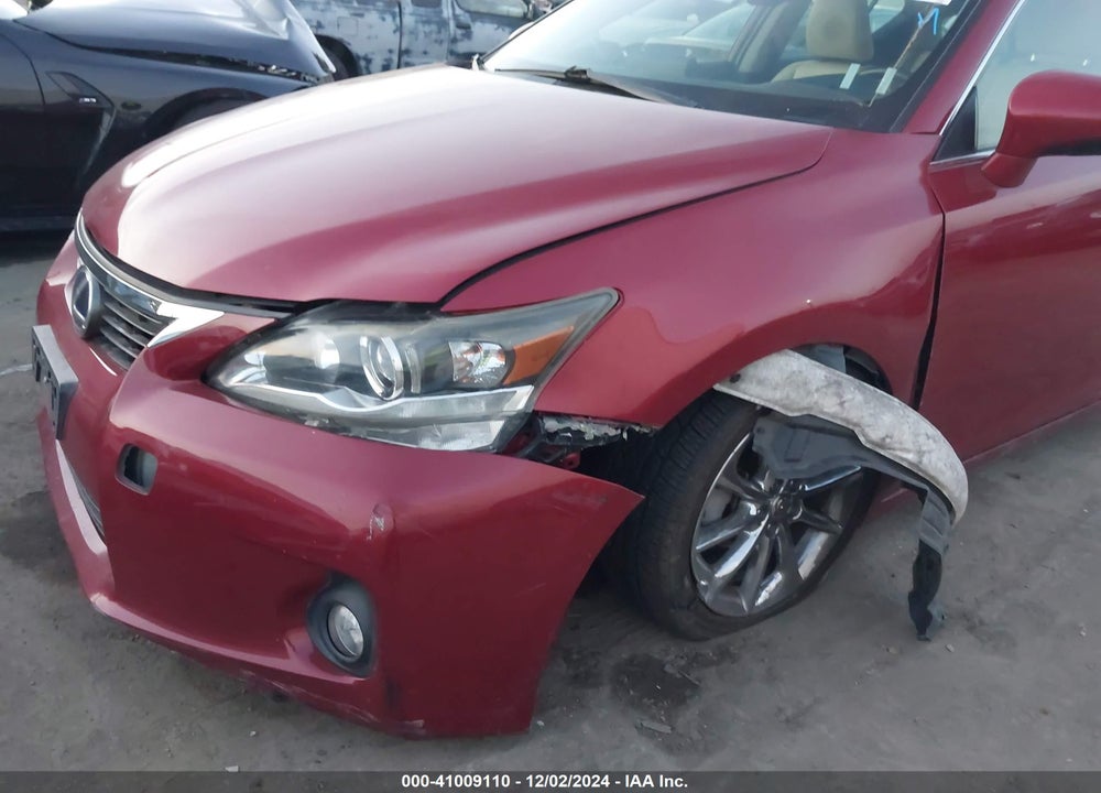 2011 LEXUS CT 200H PREMIUM VIN: JTHKD5BH4B2040326