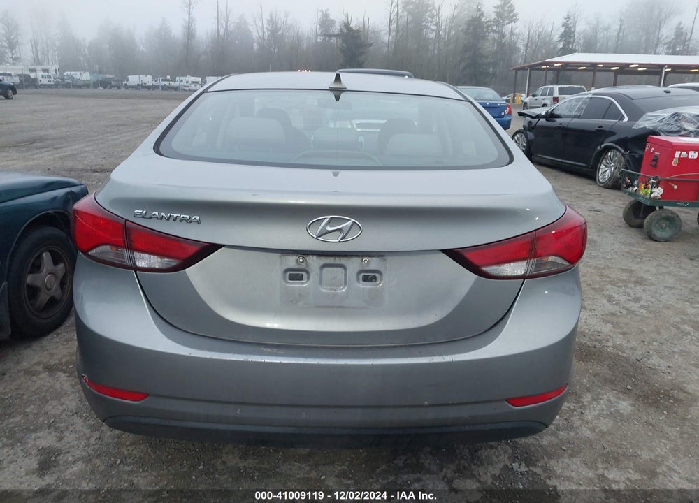 2015 HYUNDAI ELANTRA SE VIN: KMHDH4AEXFU415710