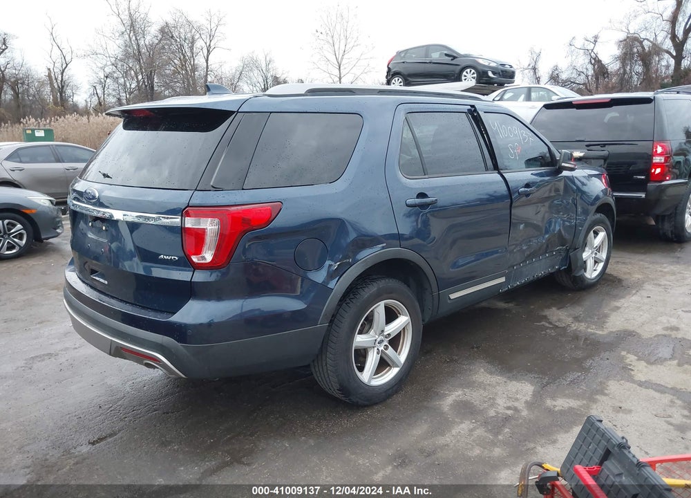 2017 FORD EXPLORER XLT VIN: 1FM5K8D86HGA72799