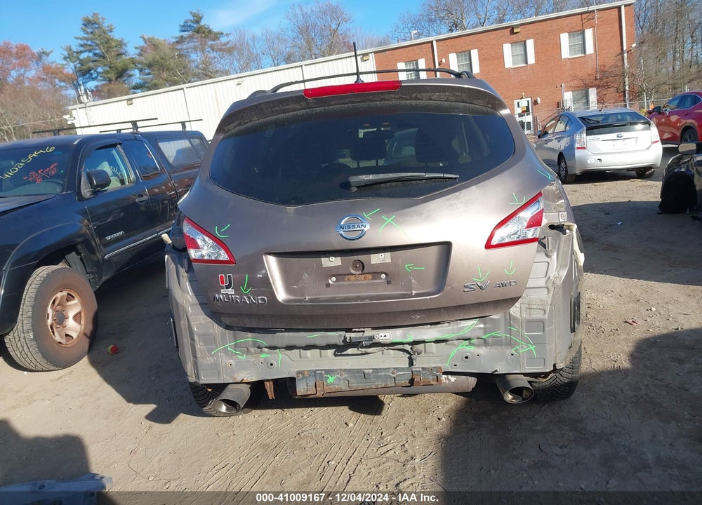 2013 NISSAN MURANO VIN: JN8AZ1MW0DW305889