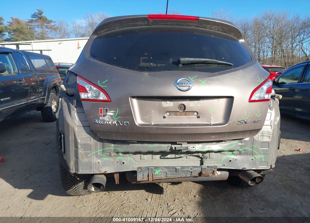 2013 NISSAN MURANO VIN: JN8AZ1MW0DW305889