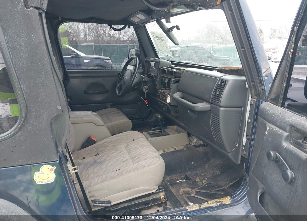 2005 JEEP WRANGLER SPORT VIN: 1J4FA49S25P316494