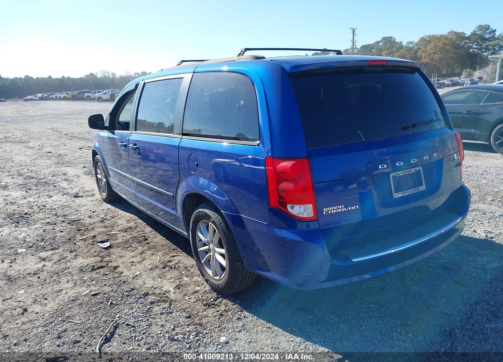 2013 DODGE GRAND CARAVAN SXT VIN: 2C4RDGCG7DR723174
