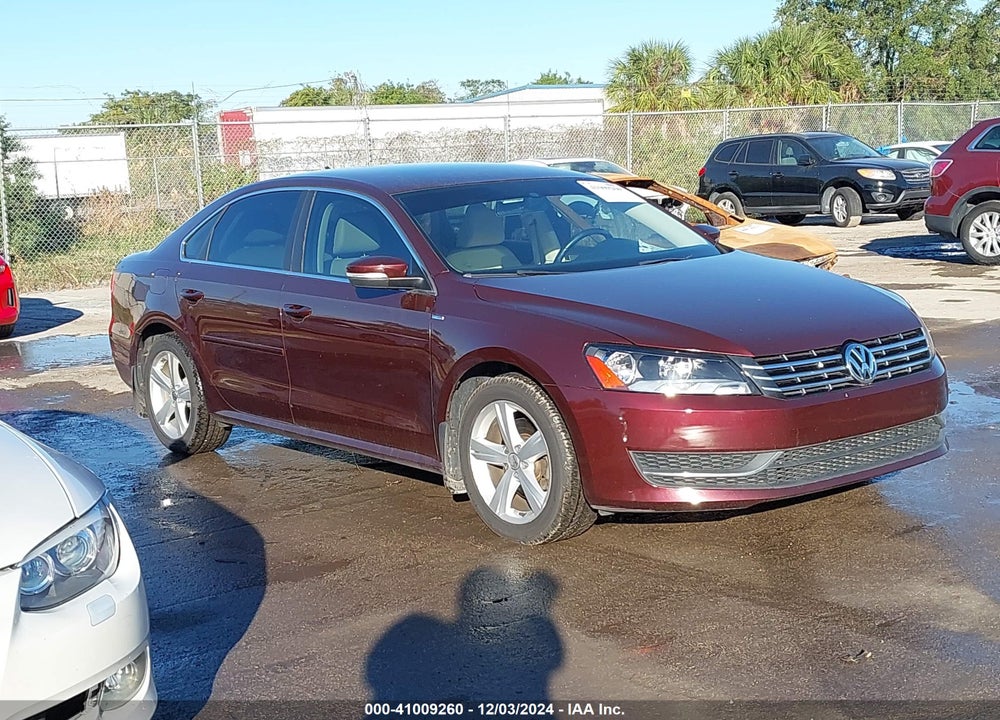 2014 VOLKSWAGEN PASSAT 1.8T WOLFSBURG EDITION VIN: 1VWAT7A33EC058264