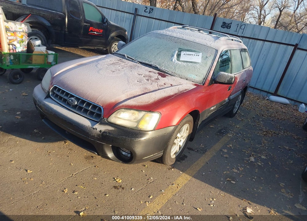 2004 SUBARU OUTBACK VIN: 4S3BH675847633865