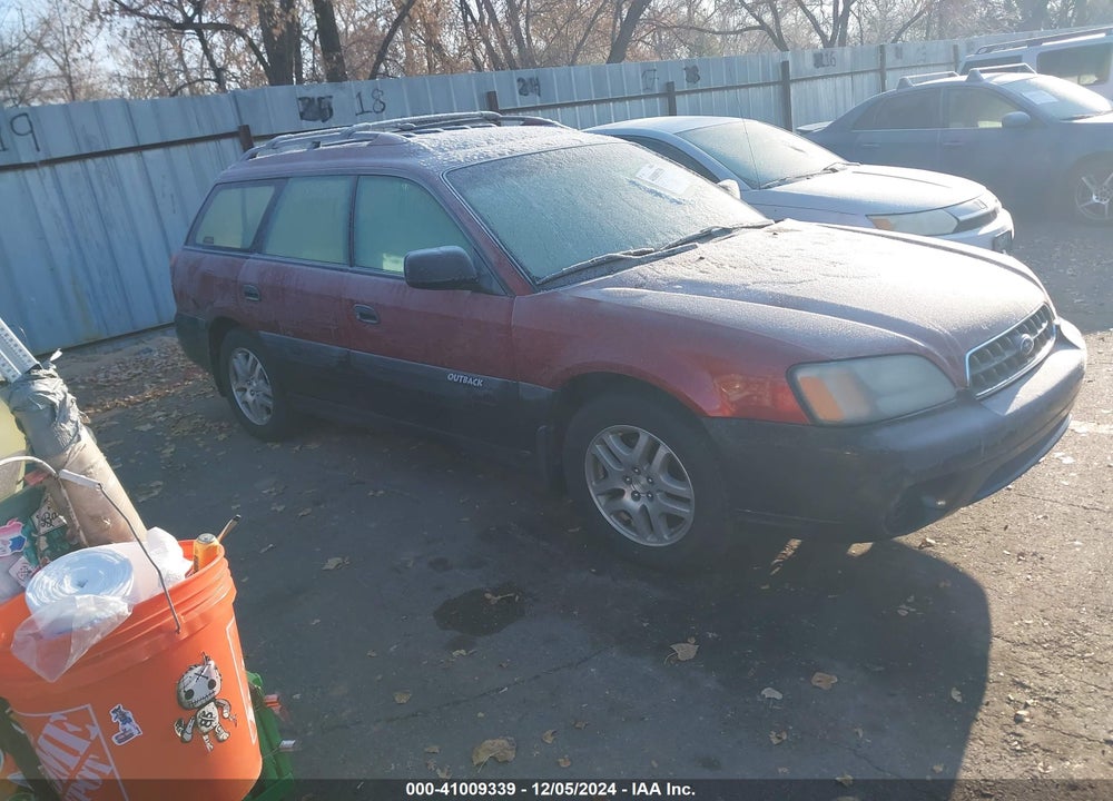 2004 SUBARU OUTBACK VIN: 4S3BH675847633865