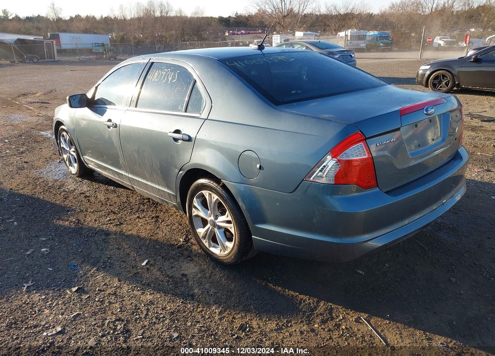 2012 FORD FUSION SE VIN: 3FAHP0HA6CR138938