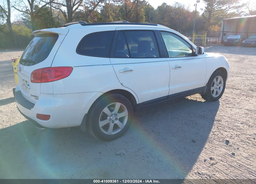 2007 HYUNDAI SANTA FE LIMITED/SE VIN: 5NMSH13E27H042890