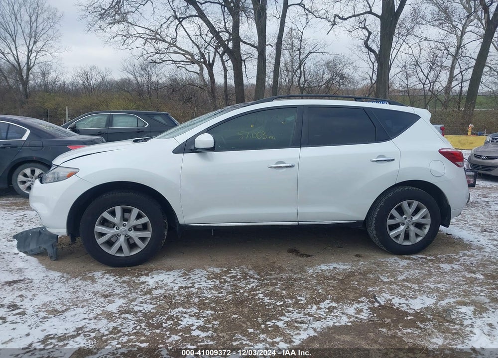 2012 NISSAN MURANO SL VIN: JN8AZ1MW5CW227012