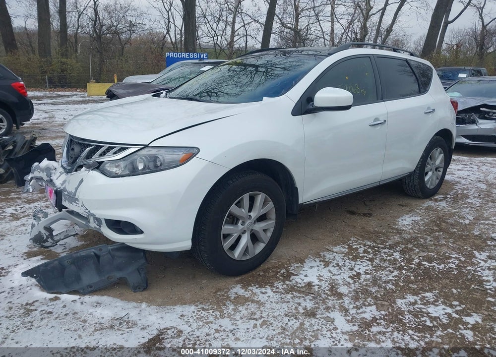 2012 NISSAN MURANO SL VIN: JN8AZ1MW5CW227012
