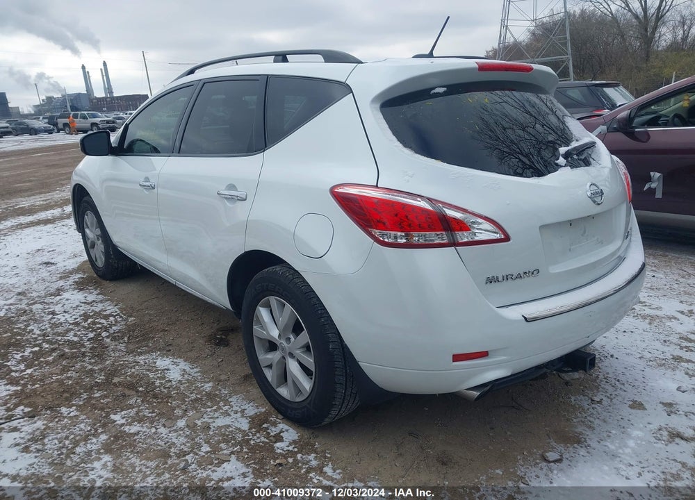 2012 NISSAN MURANO SL VIN: JN8AZ1MW5CW227012
