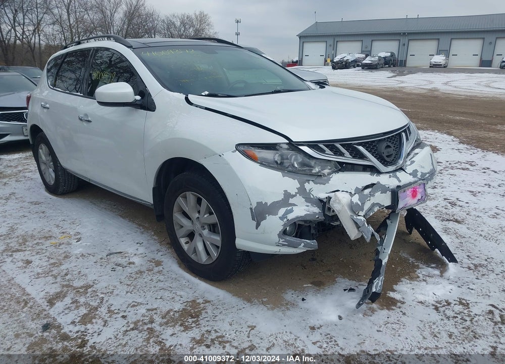 2012 NISSAN MURANO SL VIN: JN8AZ1MW5CW227012