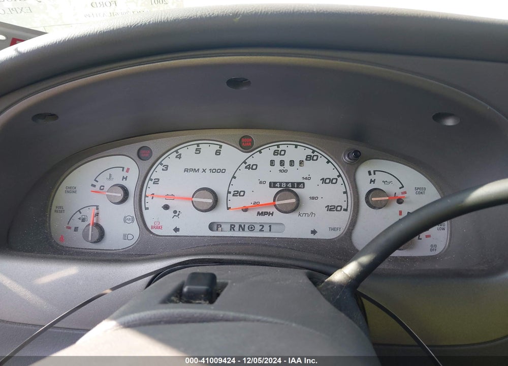 2001 FORD EXPLORER SPORT VIN: 1FMCU70E61UA31149