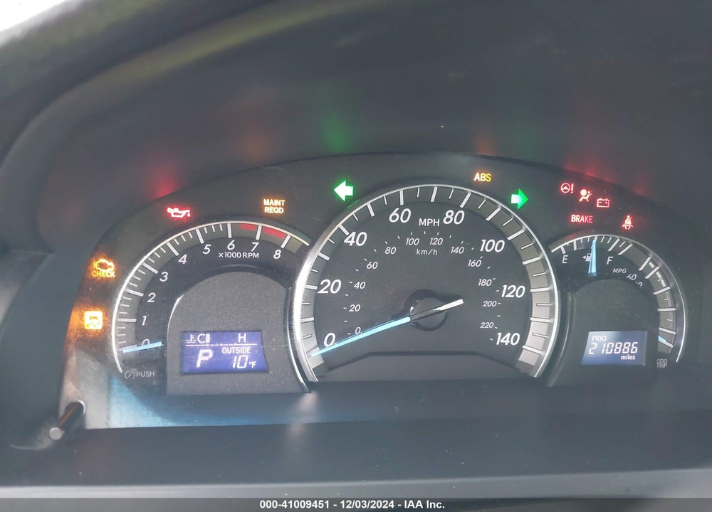2013 TOYOTA CAMRY SE VIN: 4T1BF1FK5DU214112