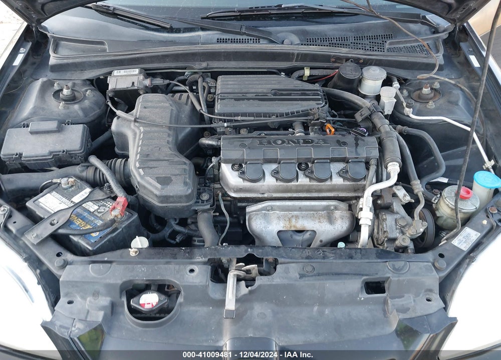 2001 HONDA CIVIC LX VIN: 1HGEM21531L062915