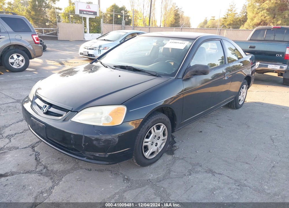 2001 HONDA CIVIC LX VIN: 1HGEM21531L062915