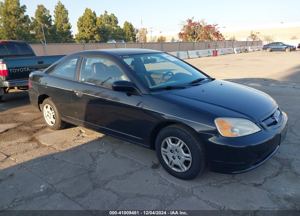 2001 HONDA CIVIC LX VIN: 1HGEM21531L062915