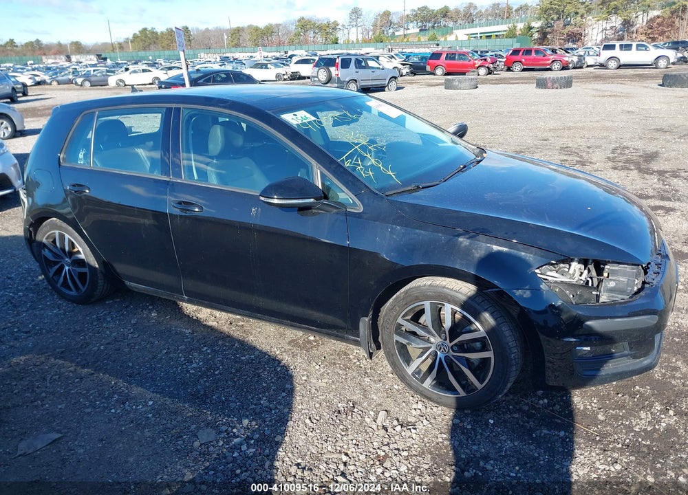2015 VOLKSWAGEN GOLF TSI SE 4-DOOR VIN: 3VW217AUXFM038306