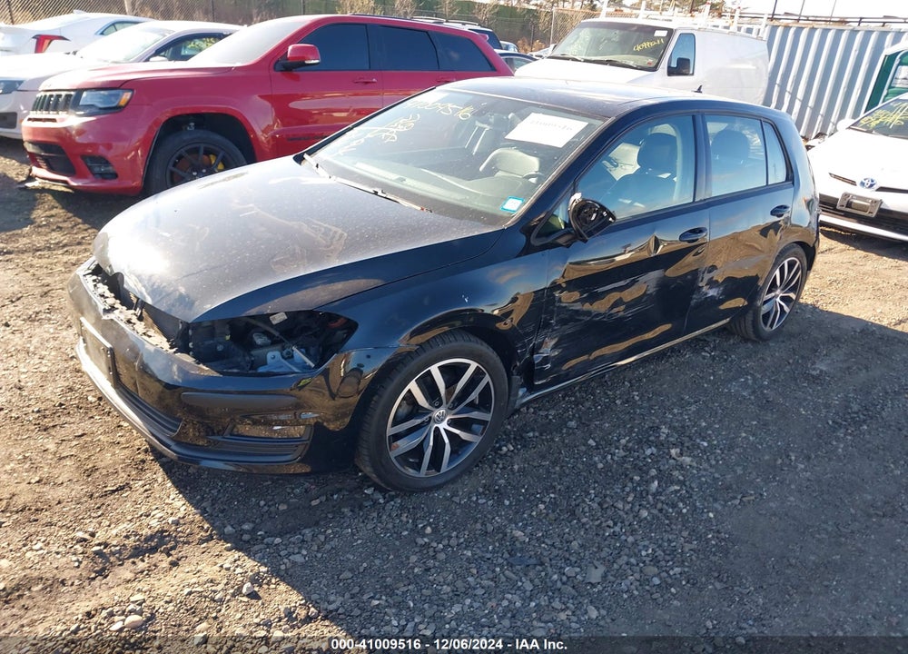 2015 VOLKSWAGEN GOLF TSI SE 4-DOOR VIN: 3VW217AUXFM038306