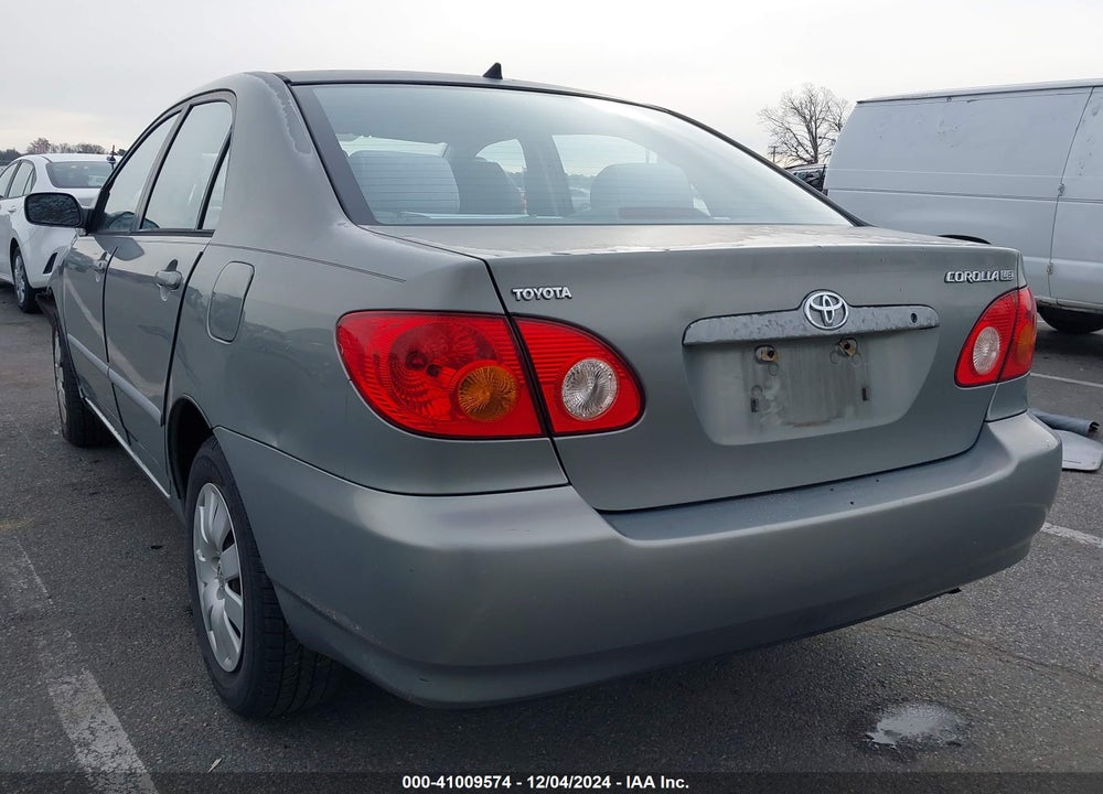 2004 TOYOTA COROLLA LE VIN: 2T1BR38E94C186441