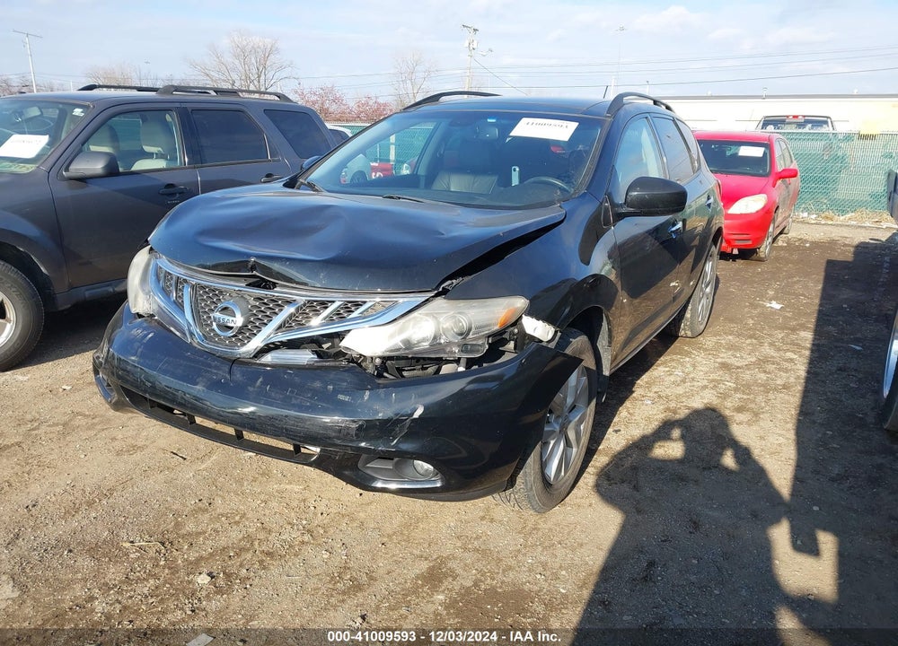 2011 NISSAN MURANO SL VIN: JN8AZ1MW2BW172677