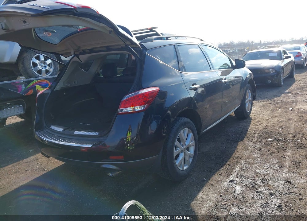 2011 NISSAN MURANO SL VIN: JN8AZ1MW2BW172677