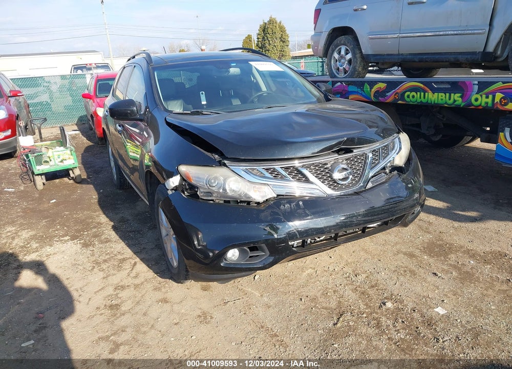 2011 NISSAN MURANO SL VIN: JN8AZ1MW2BW172677