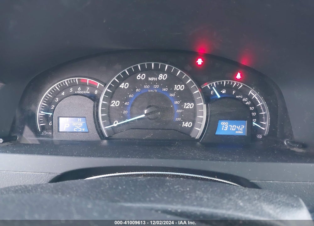 2012 TOYOTA CAMRY XLE V6 VIN: 4T1BK1FK1CU506849