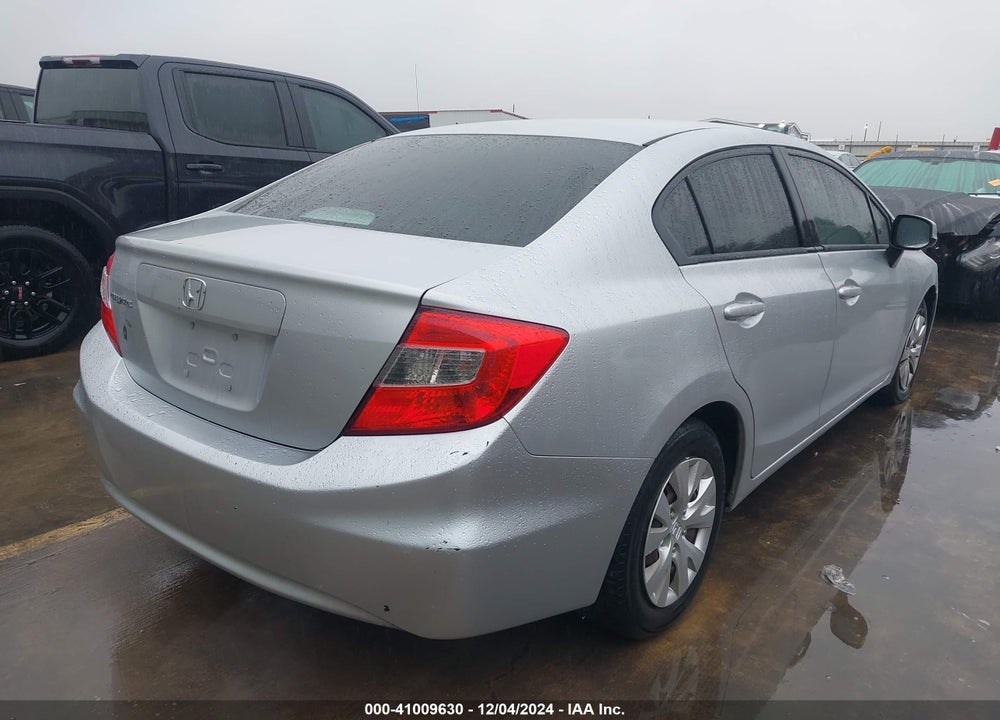 2012 HONDA CIVIC LX VIN: 2HGFB2F58CH593367