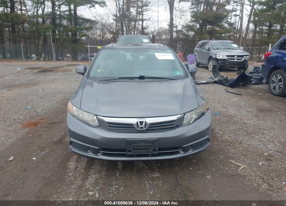 2012 HONDA CIVIC EX VIN: 19XFB2F83CE351977
