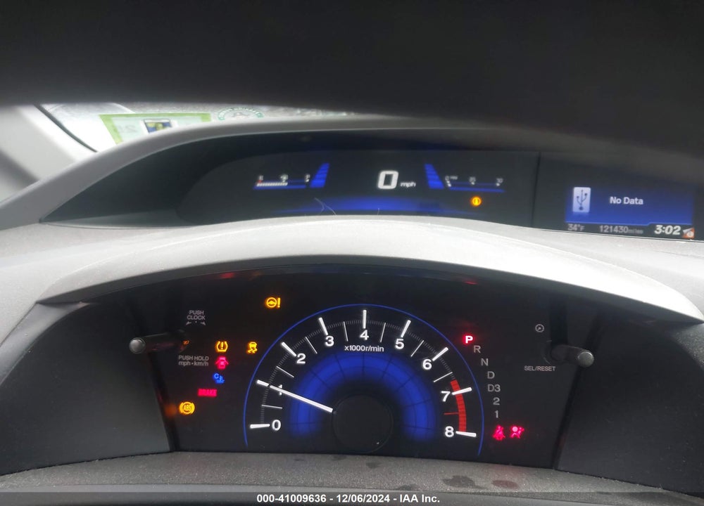 2012 HONDA CIVIC EX VIN: 19XFB2F83CE351977