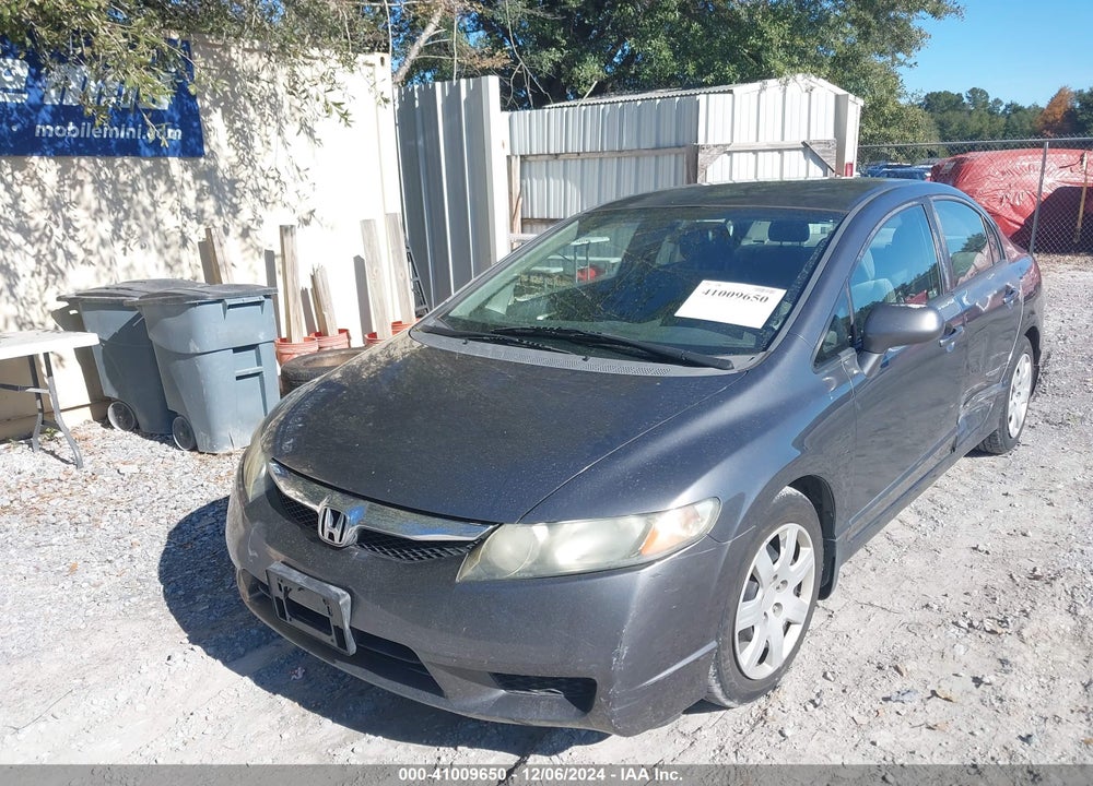 2010 HONDA CIVIC LX VIN: 2HGFA1F51AH519248