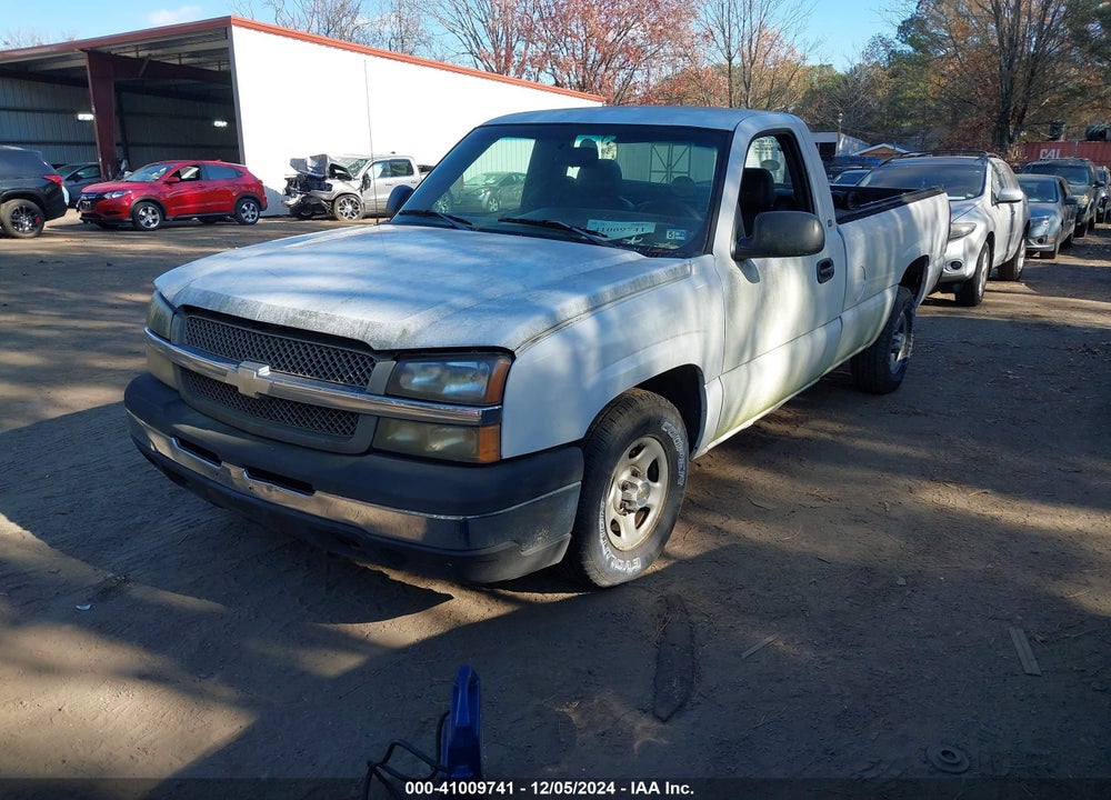 2004 CHEVROLET SILVERADO 1500 WORK TRUCK VIN: 1GCEC14X74Z228833