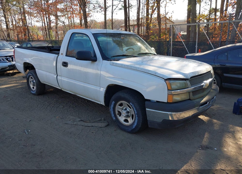 2004 CHEVROLET SILVERADO 1500 WORK TRUCK VIN: 1GCEC14X74Z228833